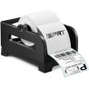 ABD external support for continuous form/roll labels for desktop printers