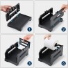 ABD external support for continuous form/roll labels for desktop printers