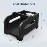 ABD external support for continuous form/roll labels for desktop printers