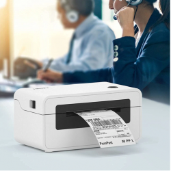 Stampante per etichette di spedizione 4x6 stampante per adesivi con codici  a barre Bluetooth da 110mm funziona per Win Andorid MAC IOS