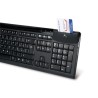 Hamlet USB keyboard with integrated smart card reader