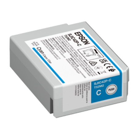 Epson SJIC42P-C cartuccia inkjet CIANO C4000e Ultrachrome, 50 ml C13T52M240