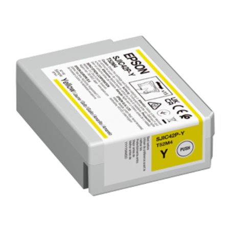 Epson SJIC42P-Y cartuccia inkjet GIALLO C4000e Ultrachrome, 50 ml C13T52M440