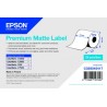 Epson rotolo continuo di carta PREMIUM MATTE LABEL opaca per stampa inkjet 51 mm x 35 mt adesivo permanente C33S045417