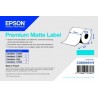 Epson continuous roll of matte PREMIUM MATTE LABEL paper for printing inkjet 102 mm x 35 mt permanent adhesive C33S045419