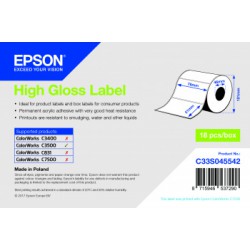 76x51 Epson roll 610 labels...