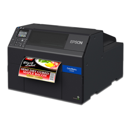 Epson CW-C6500Pe 8" colour inkjet with USB Ethernet Peeler C31CH77202