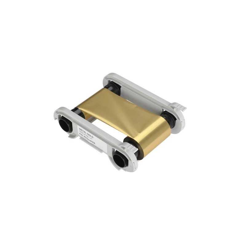 Monochrome Gold Ribbon 1000 Prints for Evolis Primacy p/n RCT016NAA