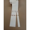 Labels 100x239 roll of 250 (4 collars x 1 label) neutral PEPPART reel 40/115 mm